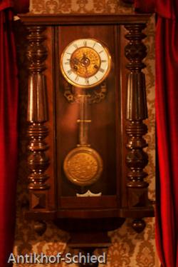 Antike Gründerzeit Wanduhr / Regulator 